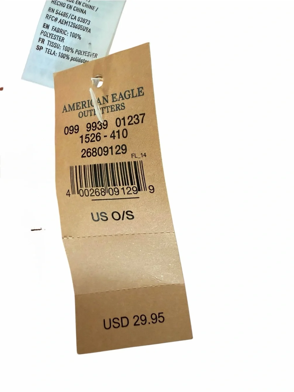 American Eagle Fleece Throw Blanket Red White Blue NWT 50” x 60”